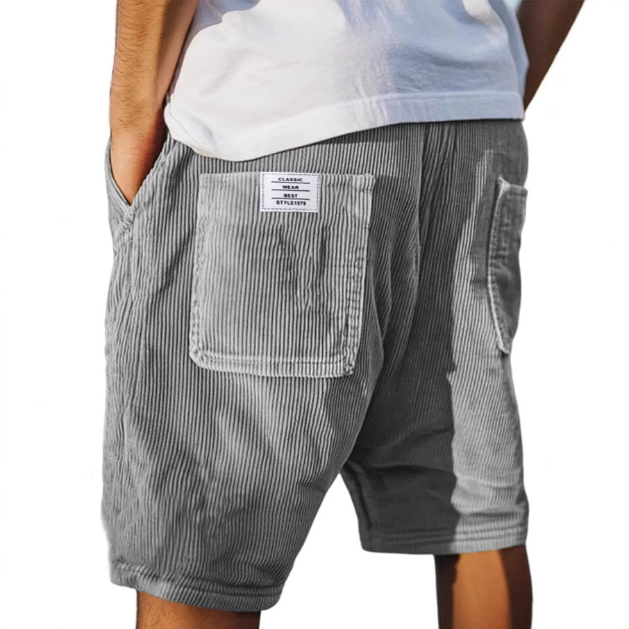 Victor | Pantaloni Corti in Velluto Chic