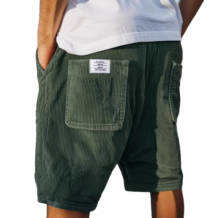 Victor | Pantaloni Corti in Velluto Chic