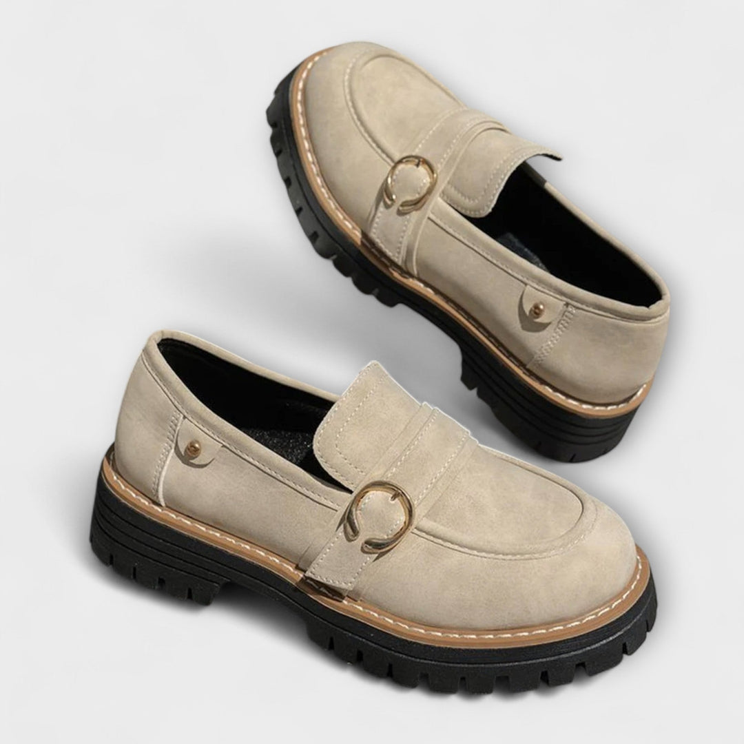 Lora™ | Mocassini Casual a Punta Tonda